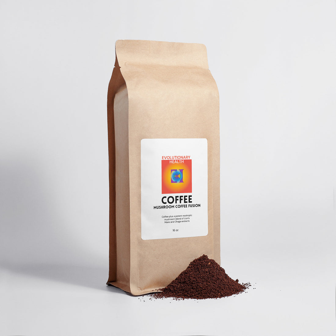 Mushroom Coffee Fusion - Lion’s Mane & Chaga 16oz
